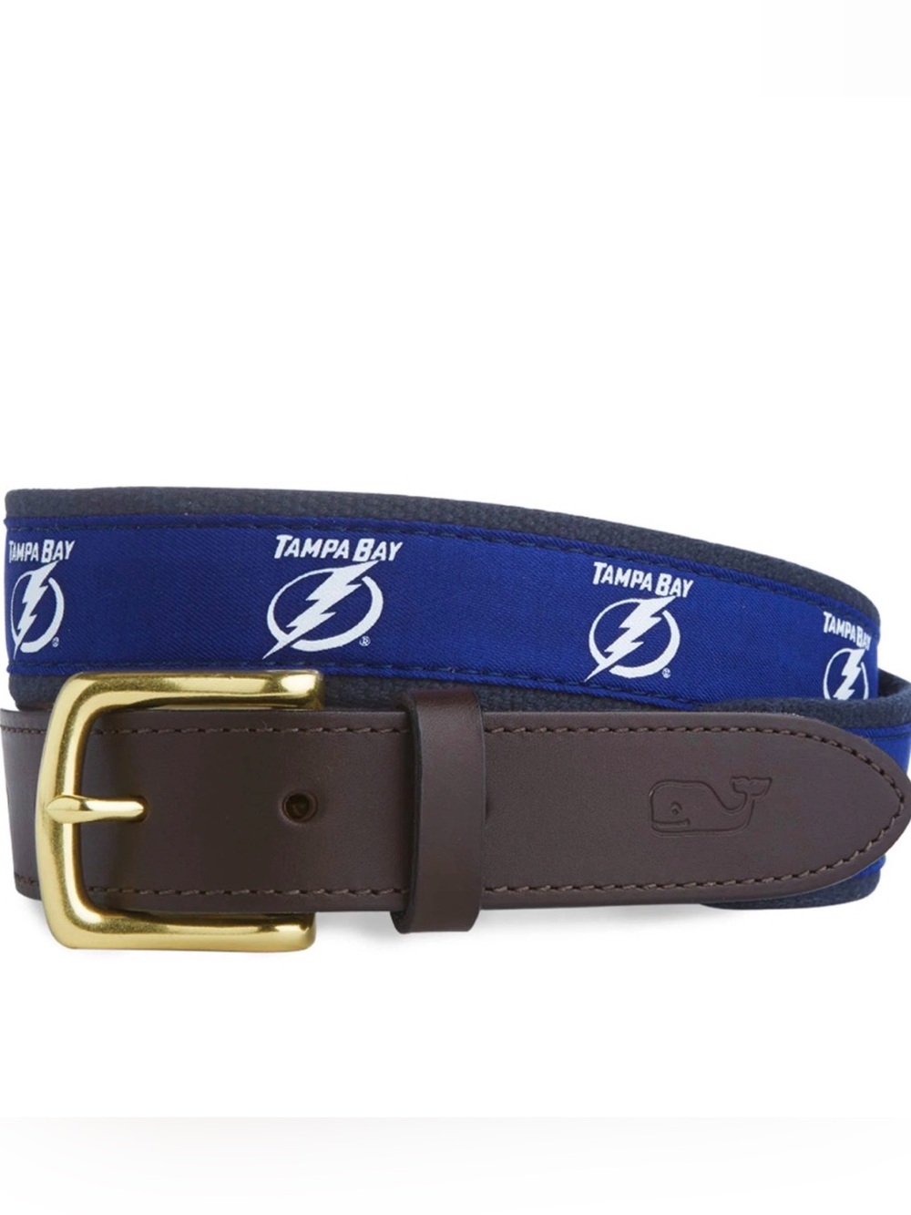 Tampa Bay Lightning Belt from Vineyard Vines Size 42